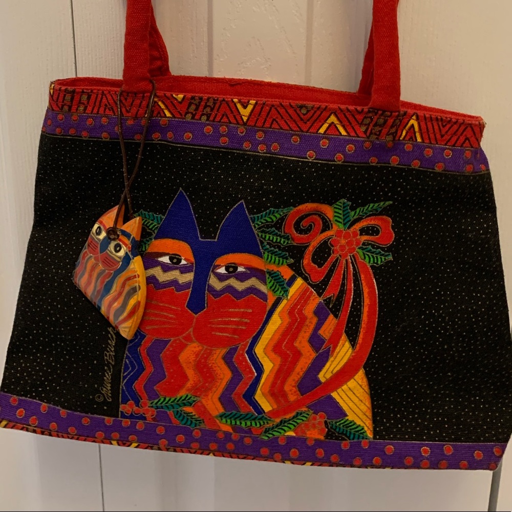 Laurel Burch Cat Holiday Bag